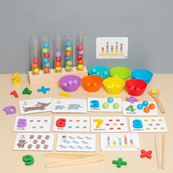 Montessori skaičiavimo žaidimas