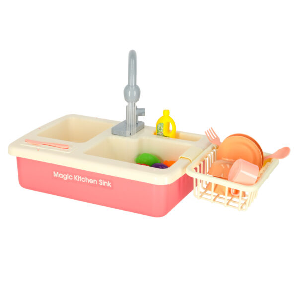 Baby sink with accessories pink 15 el 161567