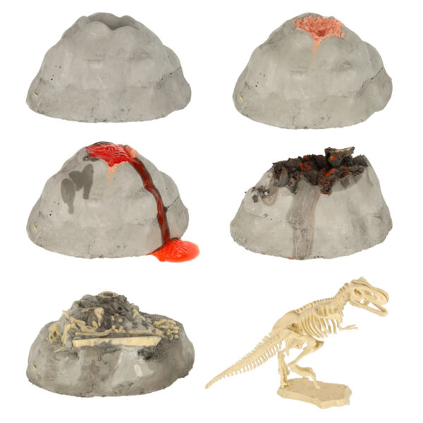 Educational science set volcano experiment dinosaur fossil 168452