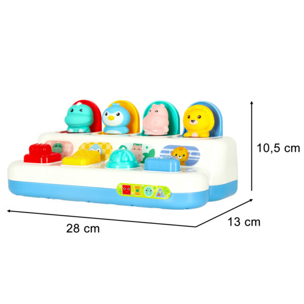 Interactive educational skill game popping animals 153954