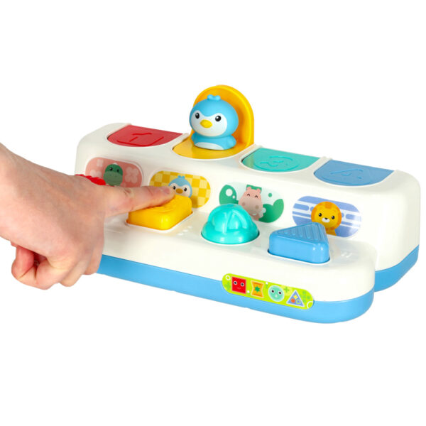 Interactive educational skill game popping animals 153955