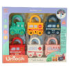 Log cars Montessori sensory toy 135551