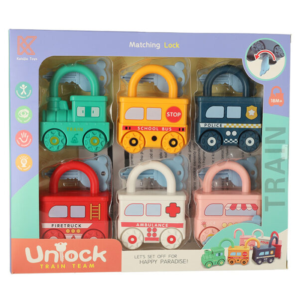 Log cars Montessori sensory toy 135551