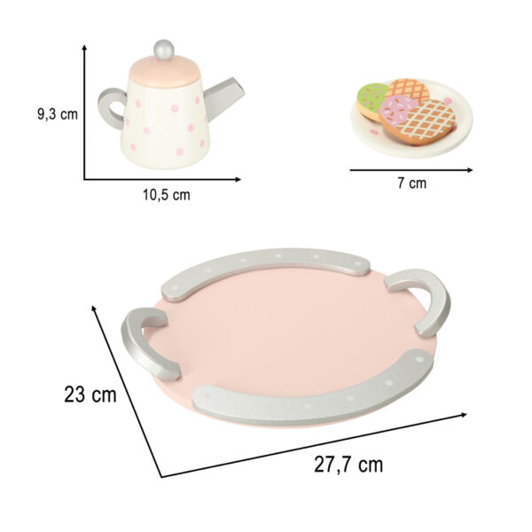 Lulilo coffee tea set wooden for kids 158603