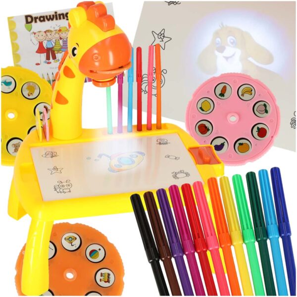 Projector projector drawing table giraffe yellow 169787
