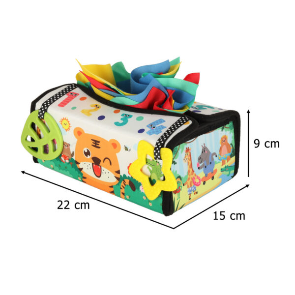 Sorter box with tissues sensory montessori mat 2in1 170693