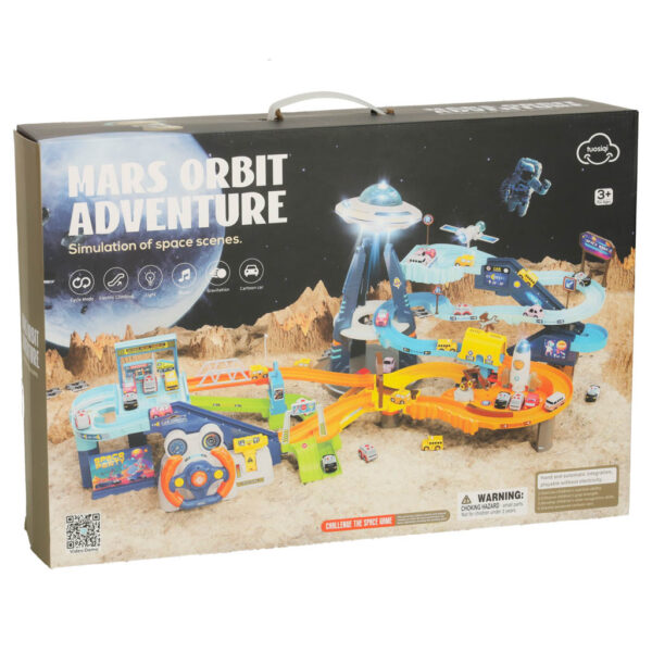 Car track parking space station 6 cars 159766