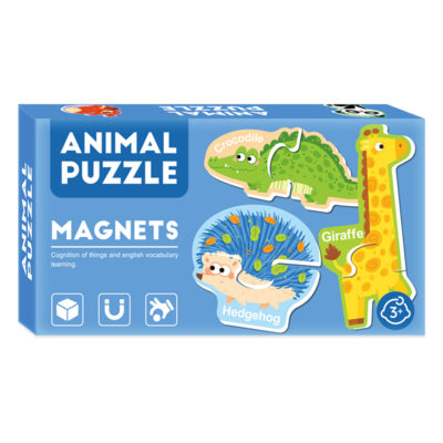 Magnetinė dėlionė su gyvūnais