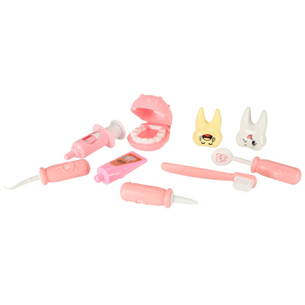 Dentist-medical-kit-hippo-pink-144143 Dentist medical kit hippo pink 144143