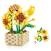 flowers sunflowers blocks set 550pcs 2