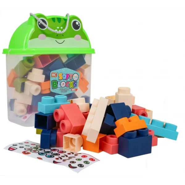 soft blocks set 44 pcs frog packaging