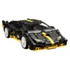 sports car brick set black 589pcs 1