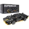 sports car brick set black 589pcs