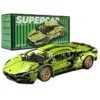 sports-car-brick-set-green-470pcs sports car brick set green 470pcs