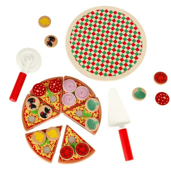 Pizza-wooden-play-set-velcro-accessories-spatula-knife-plate-learning-to-cut-20cm-168551